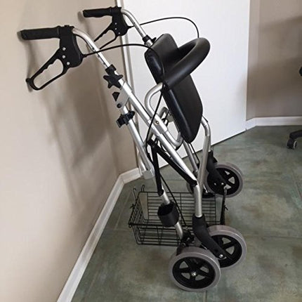 Trendmobil vieglais rollators LR 56 tikai 6,7 kg rollators, ieskaitot grozu un nūjas turētāju - pret caurduršanu izturīgas PU riepas