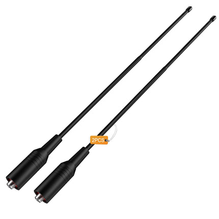 JUCJET 771 radio antena, SMA-F rācijas antena, saderīga ar rāciju BF-888S UV-5R (2 gab.)