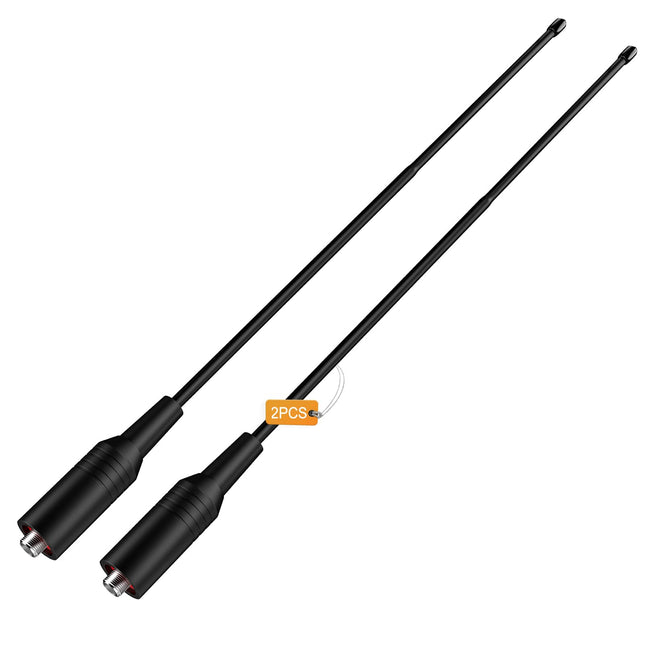 JUCJET 771 radio antena, SMA-F rācijas antena, saderīga ar rāciju BF-888S UV-5R (2 gab.)