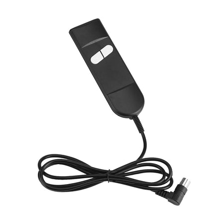 DEWIN atpūtas krēsla kontrolieris, vairākkārtējs pielietojums, 2 pogas, 5 kontaktu savienotājs, regulējams rokas vadības mehānisms pacelšanas krēsliem, elektriskais atpūtas krēsls