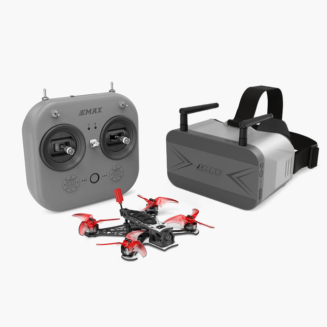 EMAX Tinyhawk 3 Plus Freestyle Drone RTF komplekts, gatavs lidošanai, FPV analogie droni, mini sacīkšu kvadrokopteris, izturīgs oglekļa šķiedras rāmis ar brillēm un E8 radio raidītāju bērniem, pieaugušajiem un iesācējiem
