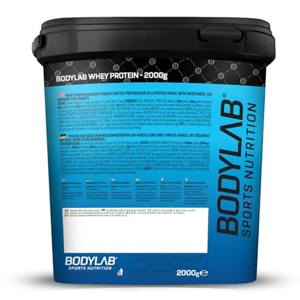 Bodylab24 sūkalu proteīna pulveris, vaniļa, 2kg