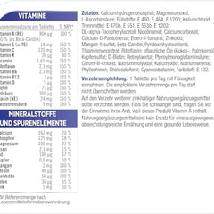 Multivitamīni - Centrum Generation 50+ Augstas kvalitātes uztura bagātinātājs ar mikroelementiem pieaugušajiem no 50 gadu vecuma, vitamīniem, minerālvielām un mikroelementiem, 1 x 180 tabletes