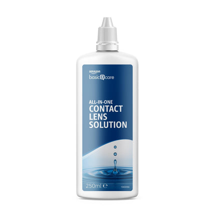 Amazon Basic Care universālais kontaktlēcu šķīdums, 2 x 250 ml (ievietojams pastkastītē)