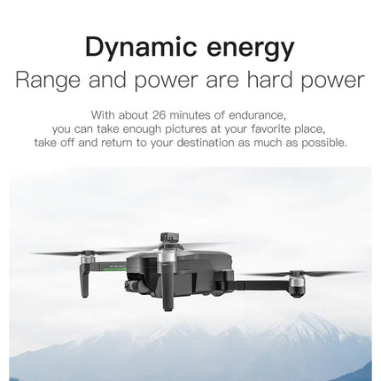 LUXWALLET Ai-Fly² GPS profesionāls drons - šķēršļu noteikšana - 4K kamera + tālummaiņa - stabilizators - 5G WiFi FPV - 1,2 km diapazons - 2x akumulators