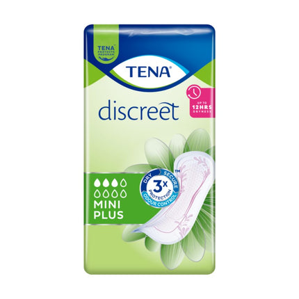 TENA DISCREET mini plus nesaturēšanas ieliktnīši, 6 x 20 gab.