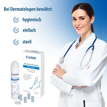 Evolsin® kārpu saldētava parastajām kārpām un vībotnēm | Kārpu sasaldēšana higiēniska un droša | Kārpu līdzeklis