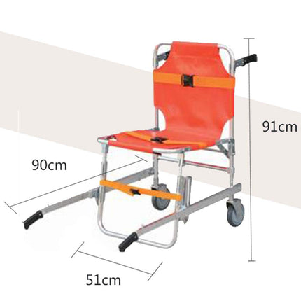 Pārnēsājamais krēsls 159 kg kāpņu krēsls 350 mārciņu kāpšanas līdzeklis EMS kāpņu pacēlājs