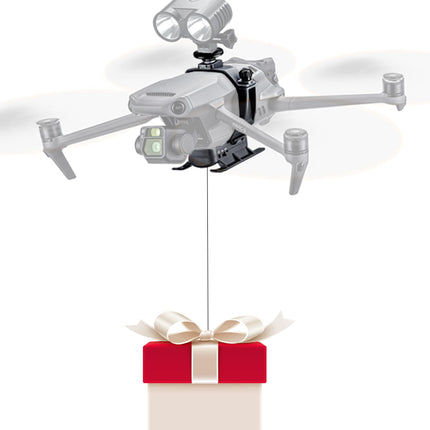WTSUNFI Mavic 3 nolaišanās mehānisms ar nolaišanās mehānismu, paredzēts DJI Mavic 3 (nolaišanās mehānisms), ziedu (gredzenu) piegāde/makšķerēšana ar dronu/dūnu piegāde ballītēm/meklēšana un glābšana/bezkontakta medicīnisko priekšmetu piegāde