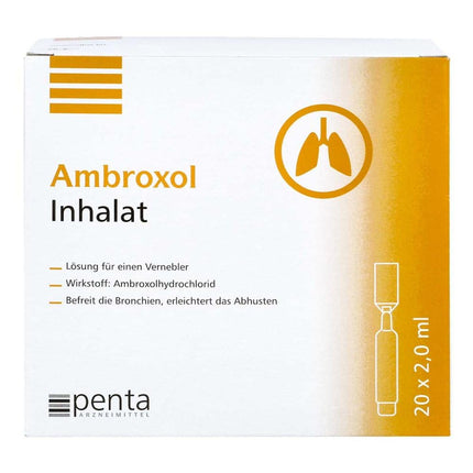 AMBROXOL Inhalācijas šķīdums inhalācijām 20X2 ml