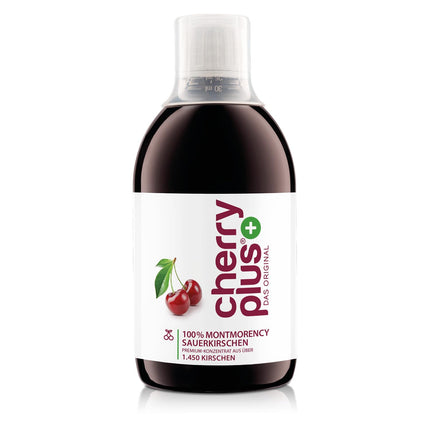ASV Montmorency skābo ķiršu koncentrāts – ļoti koncentrēts – 1450 Montmorency skābie ķirši pudelē (500 ml) – Cherry PLUS