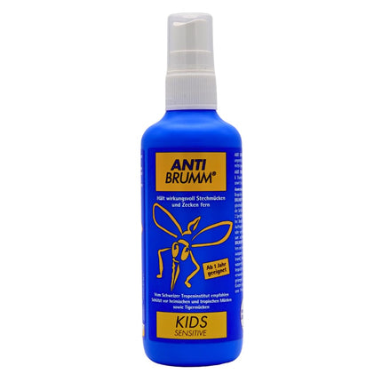 Anti Brumm Kids Sensitive 1x 75 ml I Aizsardzība pret odiem un ērcēm I Odu aerosols I Mājai, ceļojumiem, tropiem I Ikaridīns I Bērniem no 1 gada I Jutīgai ādai I Izdevīgs komplekts plus Pharma Perle dāvana