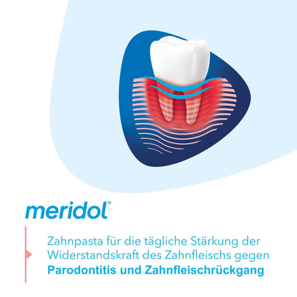 meridol zobu pasta Parodont Expert 75 ml - Zobu pastai piemīt antibakteriāla iedarbība un tā atbalsta smaganu dabisko dzīšanas procesu