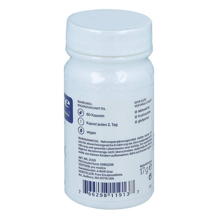 Pure Encapsulations cinka (cinka citrāts) 60 kapsulas