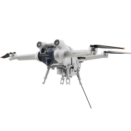 LICHIFIT Drone Airdrop sistēma, universāla DJI Mini 3 Pro/Mini 3 droniem - saderīga, kravnesība 200 g, tālvadības pults 1000 m, gaiši pelēka