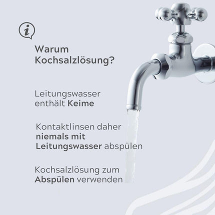 MAGNIVISION sāls šķīdums, 100 ml (ceļojuma izmērs). Sāls šķīdums kontaktlēcām, mīksto un cieto kontaktlēcu skalošanai, bez borāta, ražots Eiropā.