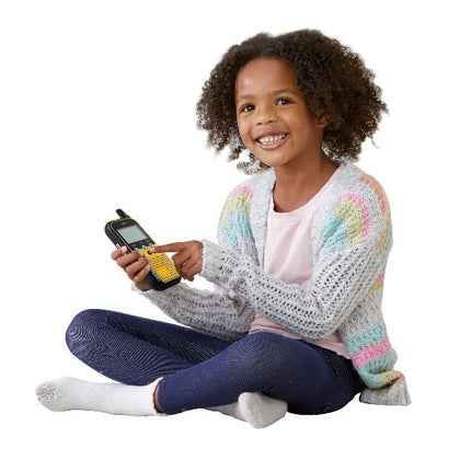 VTech KidiTalkie – 4-in-1 bērnu rācija ar LCD displeju, spēlēm, balss mainītāju, emocijzīmēm un daudz ko citu – bērniem vecumā no 4 līdz 12 gadiem