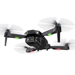 Droni ar 4K UHD kamerām pieaugušajiem un bērniem, salokāms RC kvadrokopters ar akumulatoru, pārnēsāšanas soma, pacelšanās/nosēšanās ar vienu pogu, augstuma noturēšana, bezgalvas režīms, 360 grādi