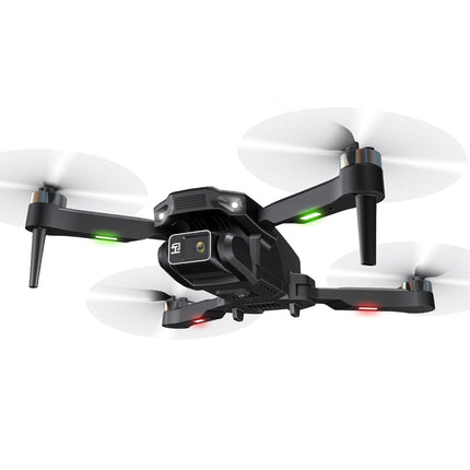 Droni ar 4K UHD kamerām pieaugušajiem un bērniem, salokāms RC kvadrokopters ar akumulatoru, pārnēsāšanas soma, pacelšanās/nosēšanās ar vienu pogu, augstuma noturēšana, bezgalvas režīms, 360 grādi