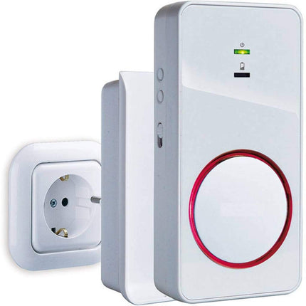 Pratoline bezvadu gultas malas sensors - aprūpes palīglīdzeklis - ar akumulatora radio uztvērēju, tīkla un mobilo - 60 cm x 22 mm x 2 mm - demences kritiena novēršana - gultas malas trauksmes signāls
