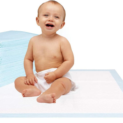Medicīniskā ieliktnīte cilvēkiem ar urīnpūšļa vājumu | 60 x 60 cm ▸ 90 gabali ▸ 6 slāņu | absorbējošs urīna nesaturēšanas paliktnis | Ideāli piemērots arī mazuļiem vai kā kucēnu paliktnis (90 gabali)