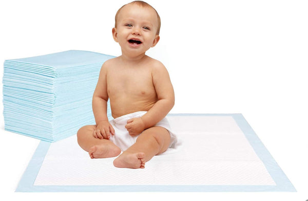 Medicīniskā ieliktnīte cilvēkiem ar urīnpūšļa vājumu | 60 x 60 cm ▸ 90 gabali ▸ 6 slāņu | absorbējošs urīna nesaturēšanas paliktnis | Ideāli piemērots arī mazuļiem vai kā kucēnu paliktnis (90 gabali)