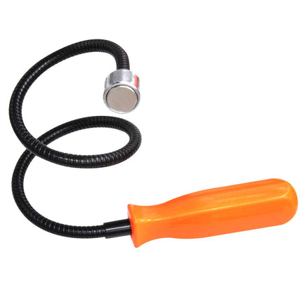 Elastīgs magnētiskais pacēlājs, magnētiskā stieņa instruments, elastīgs magnētiskais stienis 22-4/5 collas, 20 mārciņu vilkšanas spēks, magnētisks čūskas satvērējs, noderīgs grūti sasniedzamām vietām, izlietņu notekām, mehāniķiem, automašīnām