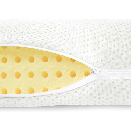 Mister Sandman ergonomisks atmiņas putu spilvens 40x80cm, viskozes spilvens, kas lieliski piemērots gulētājiem uz vēdera, muguras un sāniem, kakla atbalsta spilvens ar alvejas pārvalku.