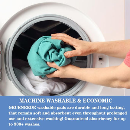 GRUENERDE 4 mazgājami sēdekļu pārvalki urīna nesaturēšanas gadījumiem, ūdensnecaurlaidīgs krēsla pārvalks, ļoti absorbējošs, izturīgs krēsla paliktnis atzveltnes krēsliem, ratiņkrēsliem, 54x56 cm, pelēks