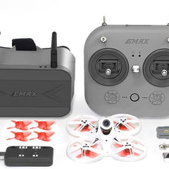 EMAX FPV drona Tinyhawk 3 RTF komplekts, pirmās personas skata droni ar Runcam Nano 4 kameru, 25-100-200 VTX pārslēdzams, mini drons ar brillēm un E8 radio raidītāju bērniem, pieaugušajiem un iesācējiem