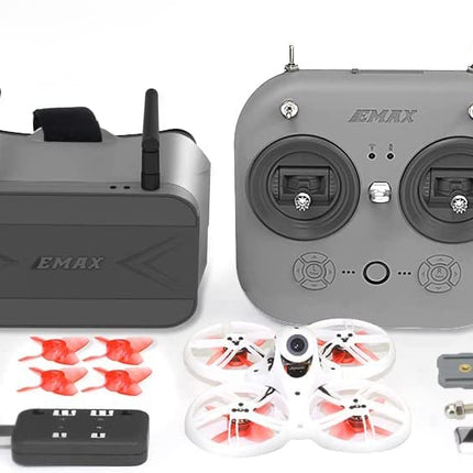 EMAX FPV drona Tinyhawk 3 RTF komplekts, pirmās personas skata droni ar Runcam Nano 4 kameru, 25-100-200 VTX pārslēdzams, mini drons ar brillēm un E8 radio raidītāju bērniem, pieaugušajiem un iesācējiem
