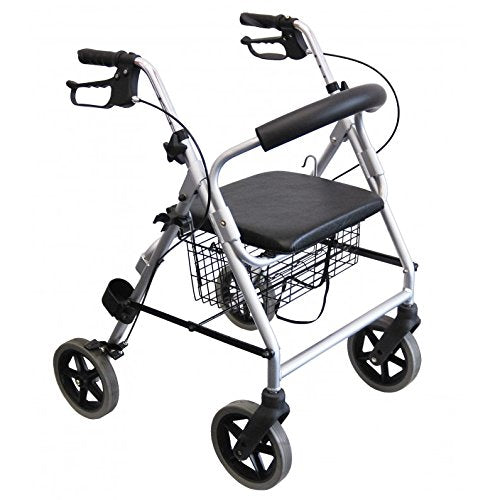 Trendmobil vieglais rollators LR 56 tikai 6,7 kg rollators, ieskaitot grozu un nūjas turētāju - pret caurduršanu izturīgas PU riepas