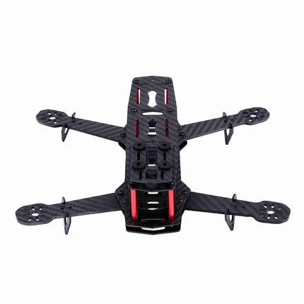 Drona rāmja komplekts, 2 veidu 250 mm kvadrokoptera lidaparāta drona rāmja komplekts RC aksesuārs QAV250 (oglekļa šķiedra)