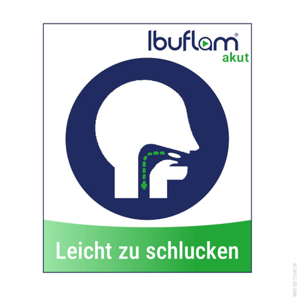 Ibuflam® acute 400 mg apvalkotās tabletes - Ātra sāpju un drudža mazināšana ar ibuprofēnu - 20 tabletes