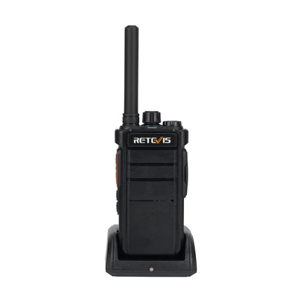 Retevis RB626 rācijas pieaugušajiem, 2000 mAh uzlādējams divvirzienu radio, 16 kanāli, USB lādētājs, VOX, pārnēsājama rācija medībām, kempingam (1 iepakojums)
