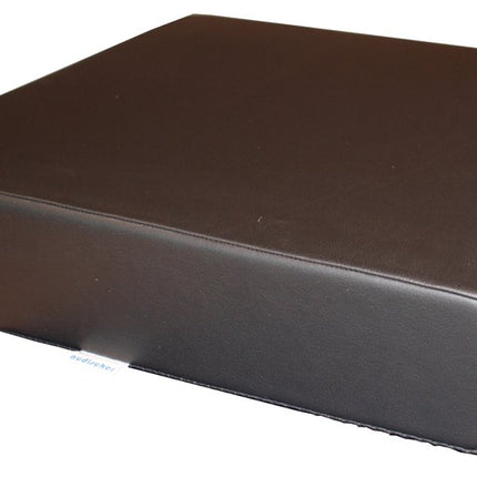 LUplus XL Ortopēdiskais sēdeklis 43x43x augstums 10 cm Skai melns