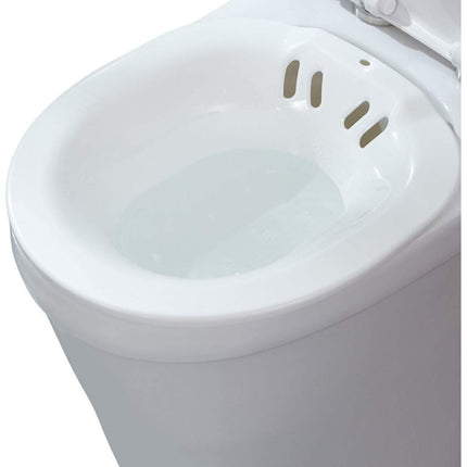 Bwelcam sēdošā vanna tualetei, bidē ieliktnis tualetei, triecienizturīgas sēdošās vannas, sēdošās vannas tualetes ieliktnis, pārnēsājama bidē izlietne