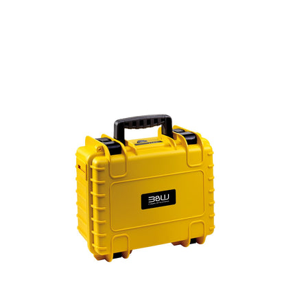 B&amp;W āra pārnēsāšanas soma DJI Air 3, Air 3S un Fly More Combo droniem - Type 3000 Yellow - Ūdensizturīga saskaņā ar IP67 sertifikātu, putekļu necaurlaidīga, triecienizturīga un neiznīcināma
