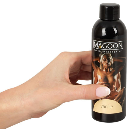 Vaniļas masāžas eļļa 200 ml caurspīdīga