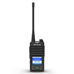 Retevis RB658 rācijas, profesionāla divvirzienu rācija, lietotnes iestatījums, vieda trokšņu samazināšana, trauksmes signāls, 1800mAh uzlādējamas divvirzienu rācijas pieaugušajiem, motocikliem (1 iepakojums, melnas)