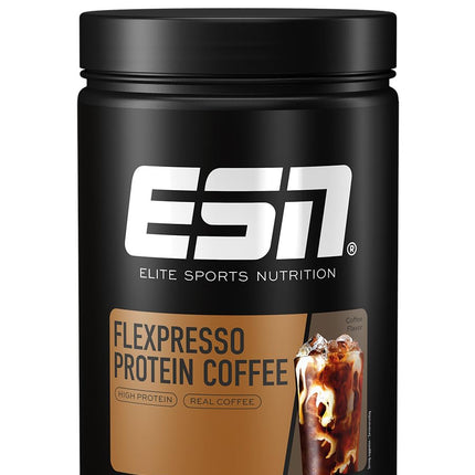 ESN Flexpresso proteīna kafija, kafija, 908 g, krēmīga proteīna kafija ar līdz pat 22 g proteīna vienā porcijā - ražota Vācijā (iepakojums var atšķirties)