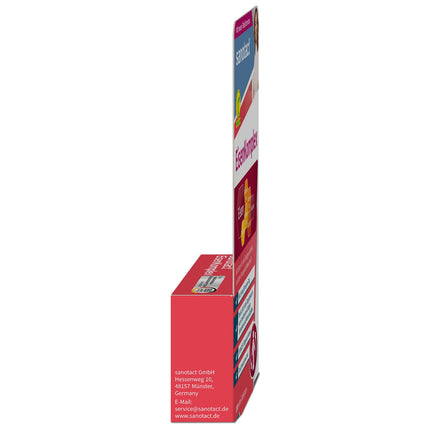 Sanotact dzelzs komplekss (100 mini tabletes) • Augstā devā ar 14 mg dzelzs, varu, folskābi, C, B2, B6, B12 vitamīniem • Tūlītēja iedarbība dzelzs deficīta gadījumā • Dzelzs asinsrades veicināšanai • 100% vegāns