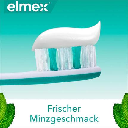 elmex zobu pasta jutīgai ādai Professional Repair &amp; Prevent 2x75ml – medicīniska zobu tīrīšana tūlītējai*, ilgstošai aizsardzībai – novērš smaganu atkāpšanos un jaunu sāpju rašanos