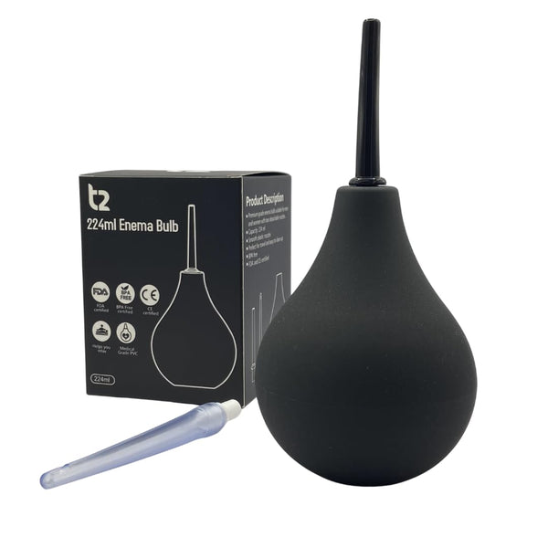 T2 224 ml - Anālā duša vīriešiem un sievietēm 224 ml, irrigators zarnu attīrīšanai. Klizmas komplekts resnās zarnas klizmai, klizmai, klizmu, intīmajai dušai, maksts dušai.