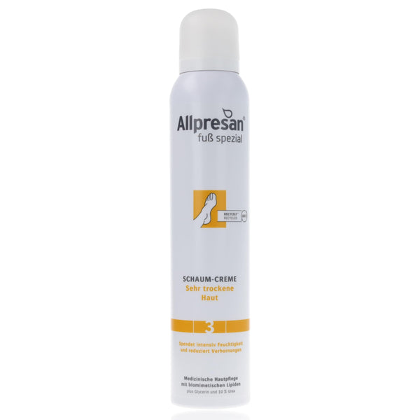 Allpresan Foot Special No. 3 Original putu krēms – ļoti sausu pēdu ikdienas kopšanai, vegāns, 200 ml