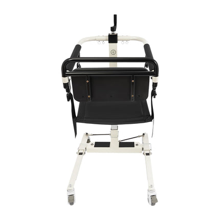 Pacienta pacēlāja pārvietošanas krēsls, pacienta pacēlājs mājām un automašīnai, regulējams sēdekļa augstums 35-70 cm, kravnesība 120 kg, piemērots cilvēkiem ar ķermeņa platumu mazāku par 18,5 collām