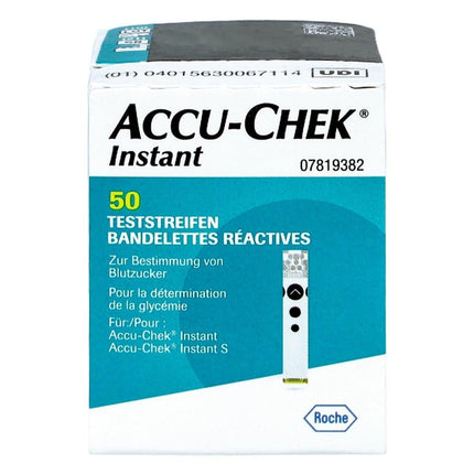 ACCU CHEK tūlītējās testa strēmeles