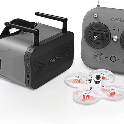 EMAX FPV drona Tinyhawk 3 RTF komplekts, pirmās personas skata droni ar Runcam Nano 4 kameru, 25-100-200 VTX pārslēdzams, mini drons ar brillēm un E8 radio raidītāju bērniem, pieaugušajiem un iesācējiem