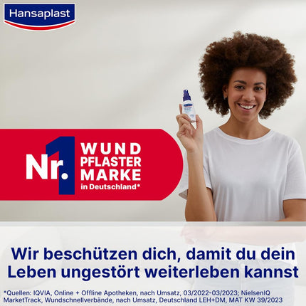 Hansaplast brūču aerosols (50 ml) antiseptiskai brūču tīrīšanai ar mehānisku skalošanu, aerosols aizsargā pret brūču infekcijām, bezkrāsains un īpaši ādai draudzīgs
