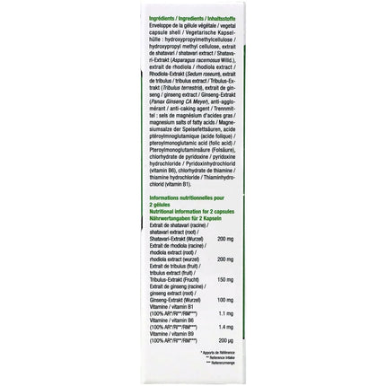 Labophyto MaxiControl Delay kapsulas – uztura bagātinātāji maksimālai pašapziņai un ilgstošai intimitātei – dabīgs uztura bagātinātājs vīriešiem, kuri vēlas vairāk – 60 kapsulas